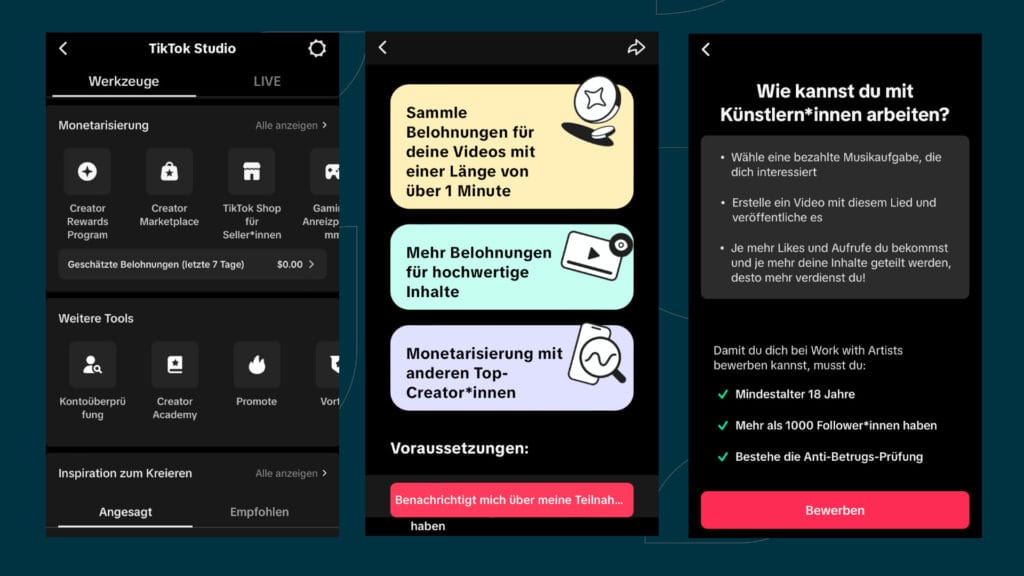 Mit TikTok Geld verdienen - TikTok Studio - 10X Career